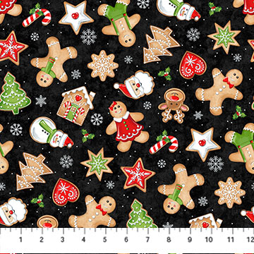 Sugar Coated Cookies Black Multi DP27143-99