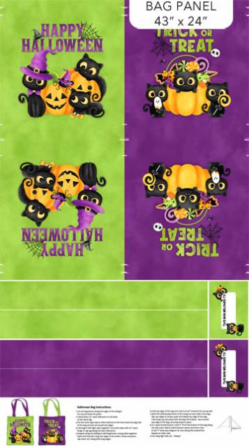 Double Bubble Kitty Trouble Bag Panel