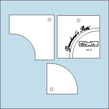 Drunkard's Path Ruler Set 4 x 4