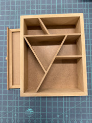 Hand Crafted Creative Grid Scrap Crazy 6in Ruler Box