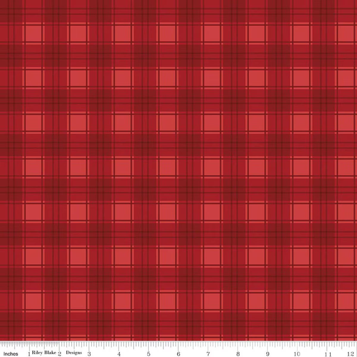 Evergreen Wishes Plaid Red