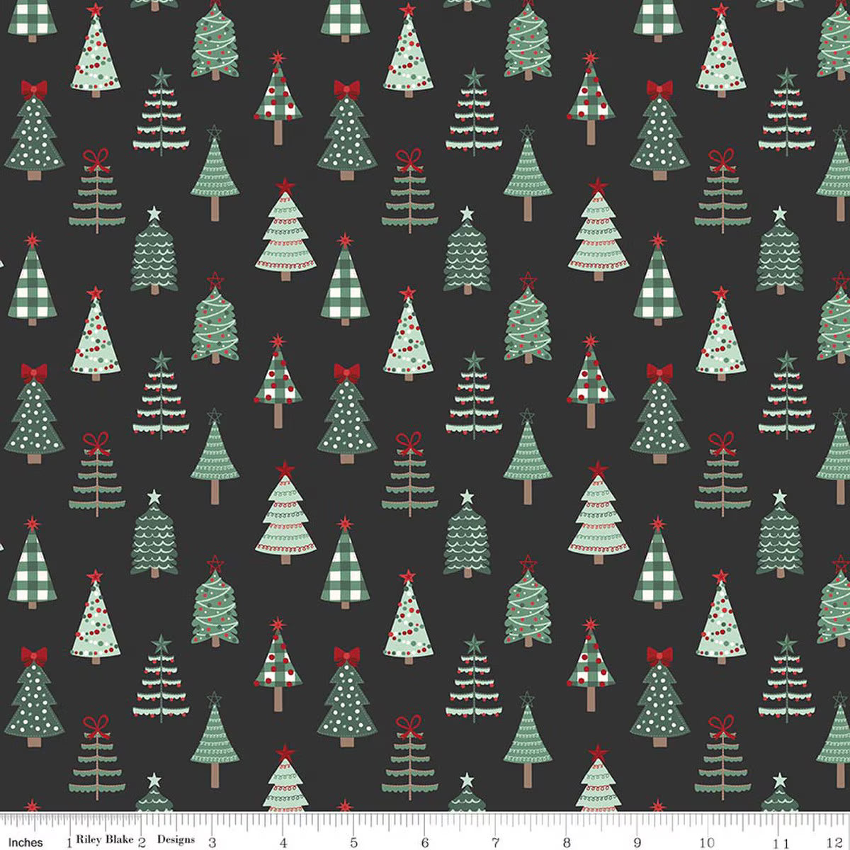 Evergreen Wishes Trees Black