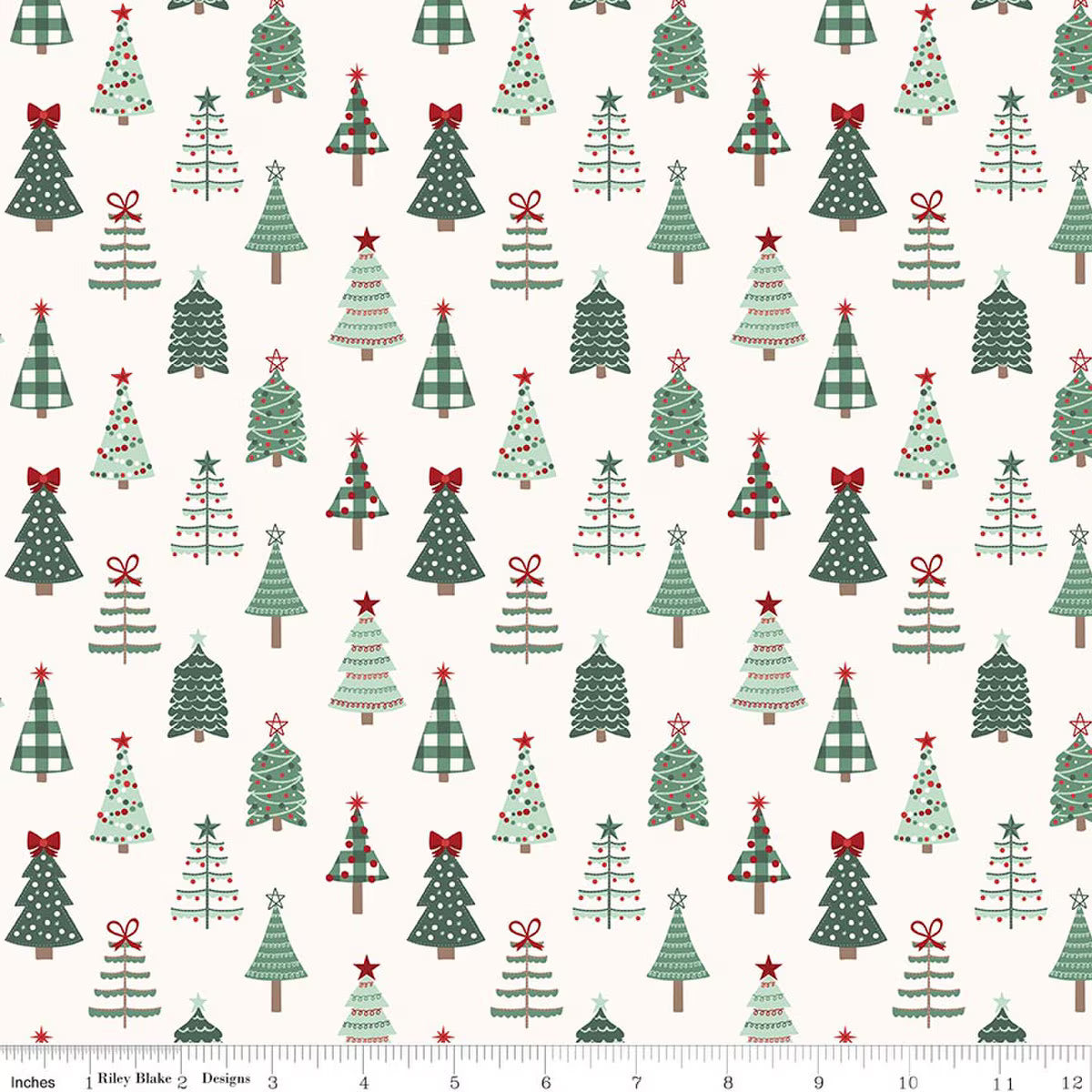 Evergreen Wishes Trees Cream
