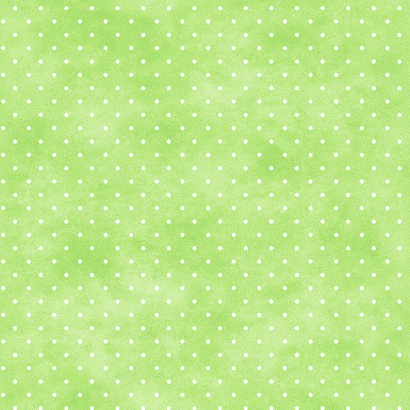 Playtime Flannel Basic Tiny Dots Green MASF10690