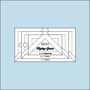 Flying Geese Ruler Set