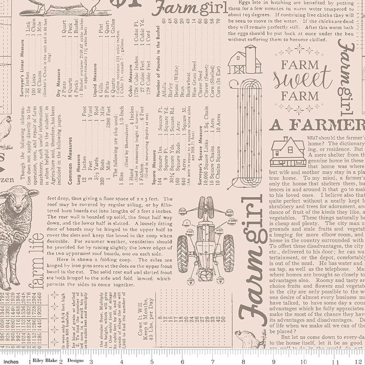 FQ-Farmers Daughter Farm Life Background Rustic