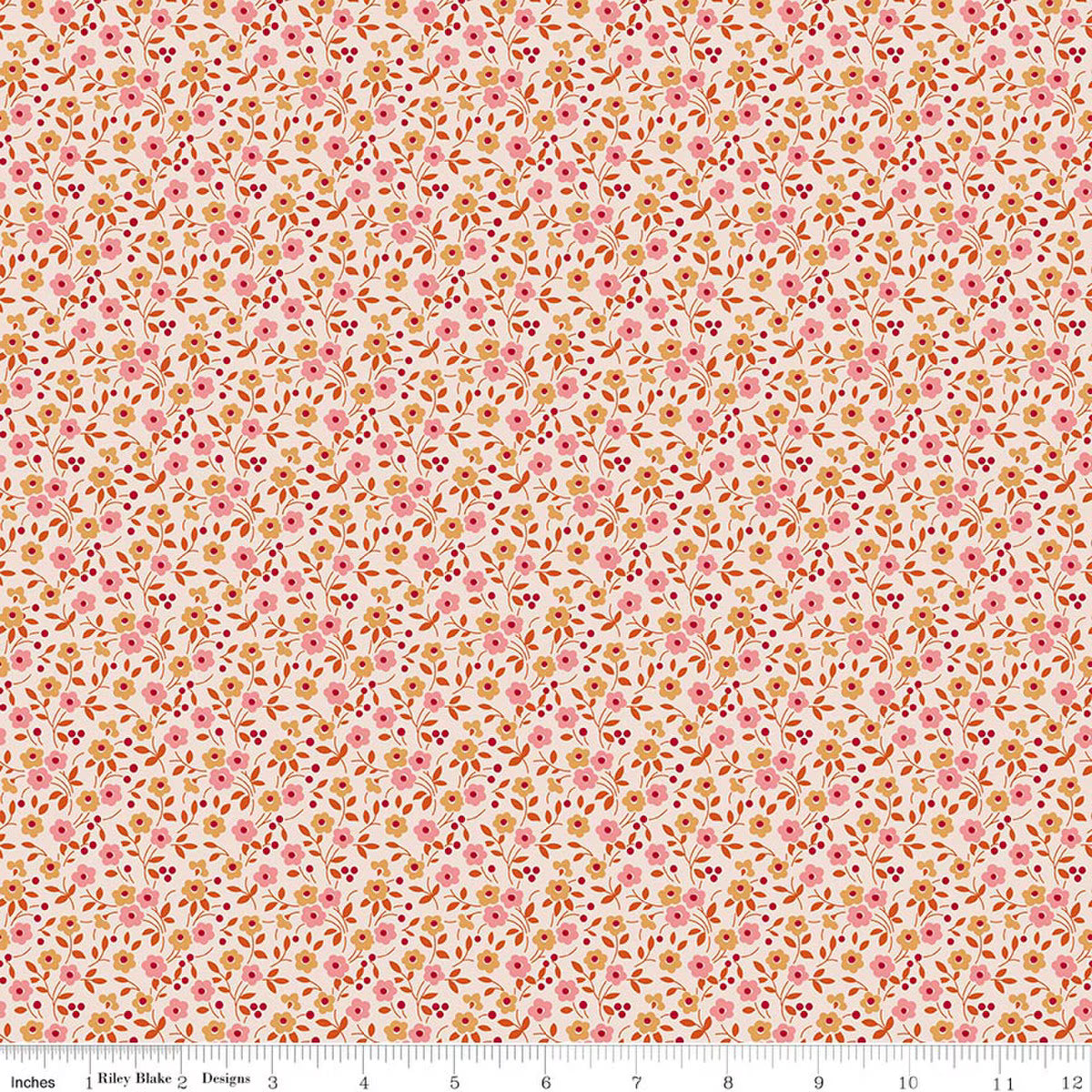 FQ-Farmers Daughter Floral Coral