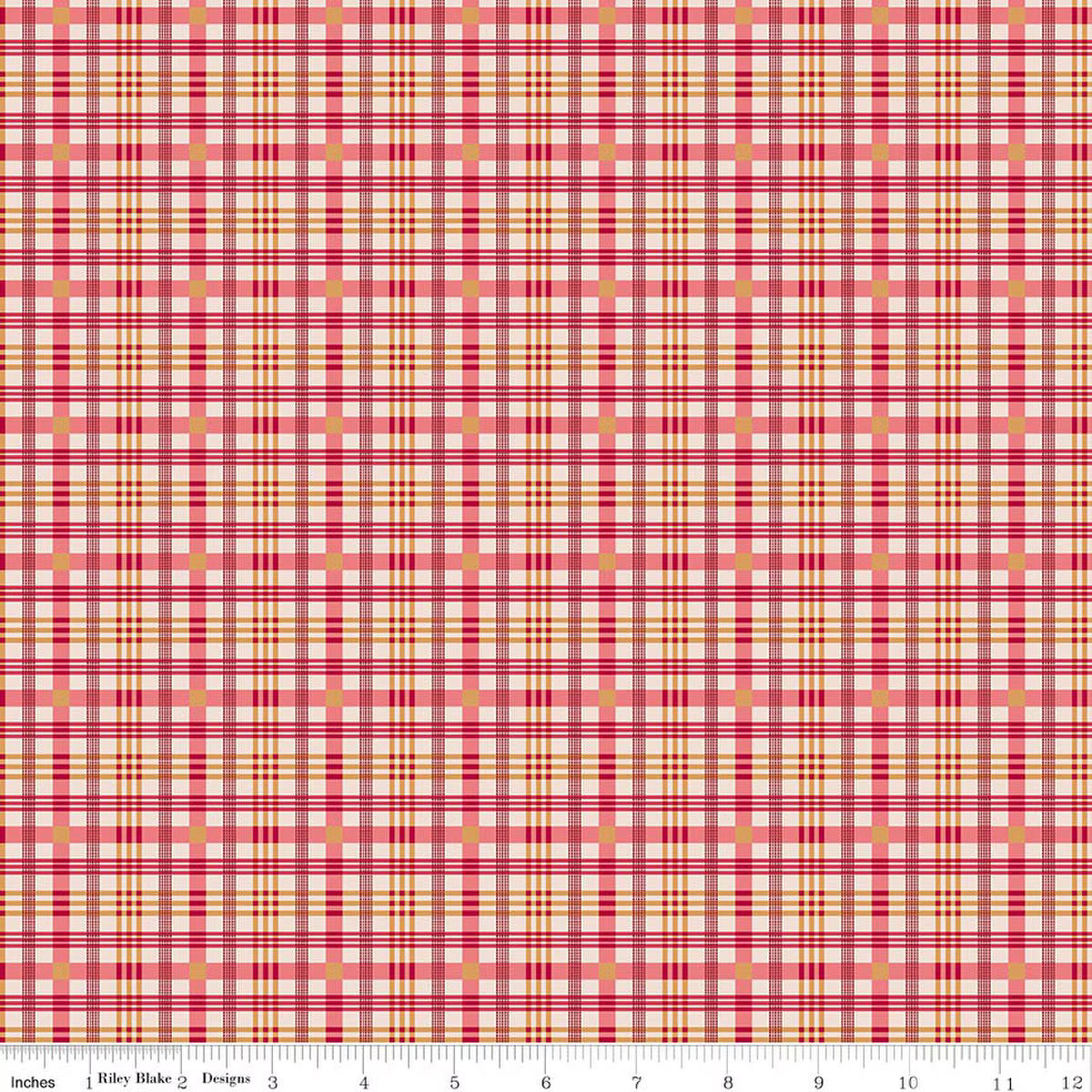 FQ-Farmers Daughter Plaid Tea Rose