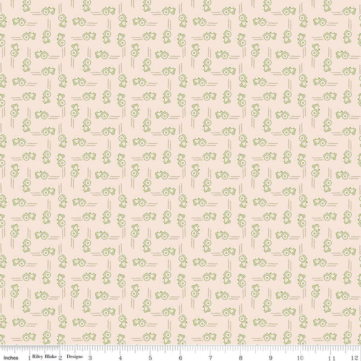 FQ-Farmers Daughter Tractors Background Thyme