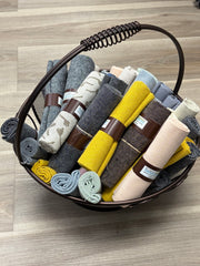Fat Quarters  Linen & Unknown Fibers (18"x21")