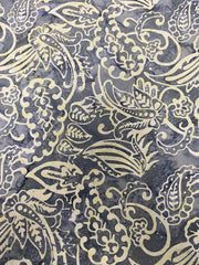 Floral Leaves Grey