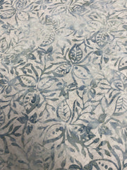 Floral Leaves White