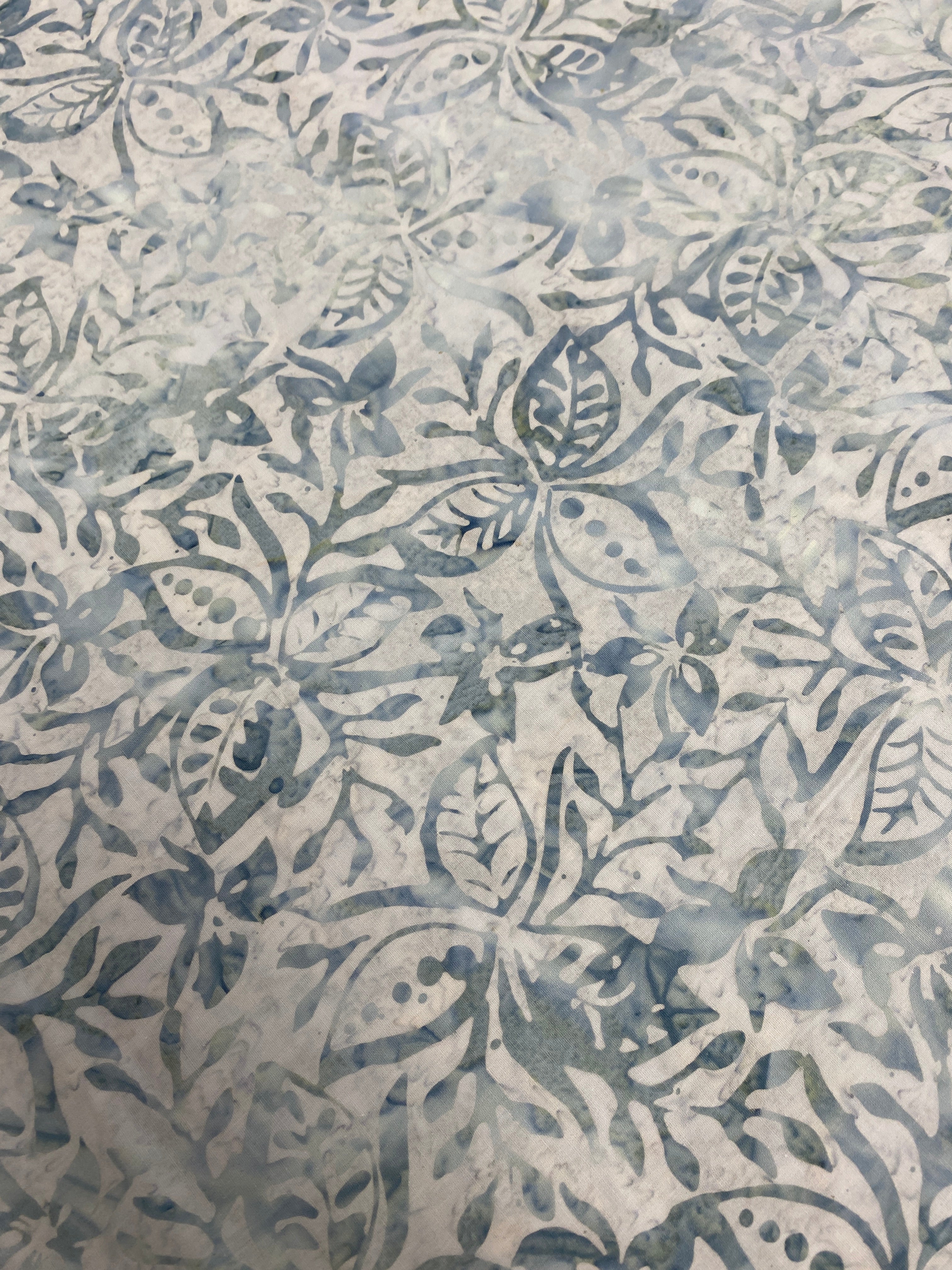 Floral Leaves White