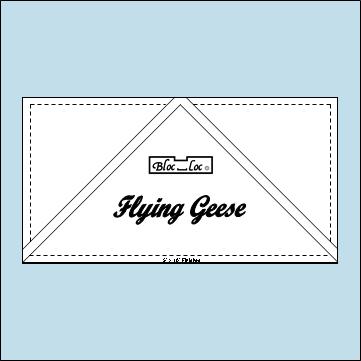 Flying Geese Ruler 5x10