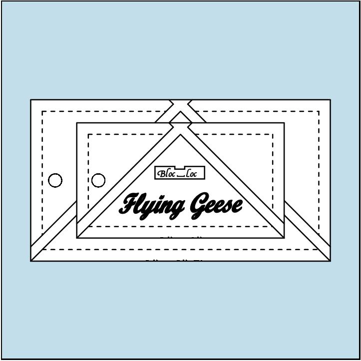 Flying Geese Ruler  Set # 3