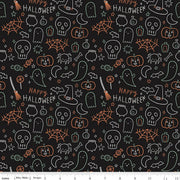 Frank and Friends Halloween Icons Black Glow In The Dark