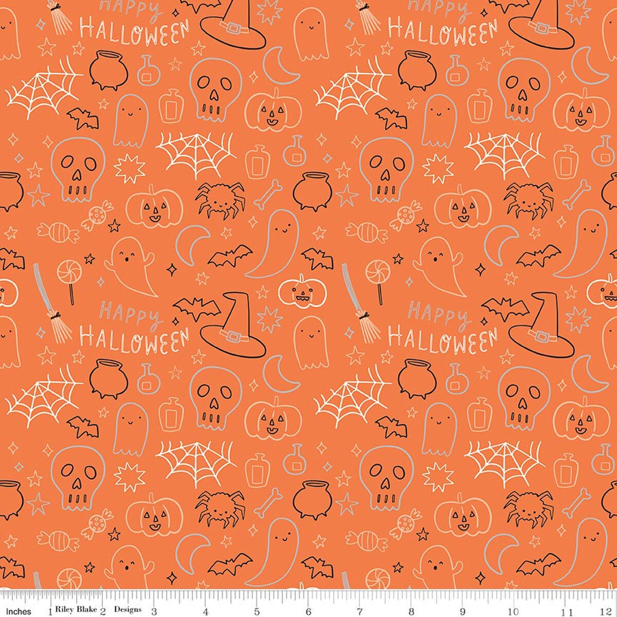 Frank and Friends Halloween Icons Orange
