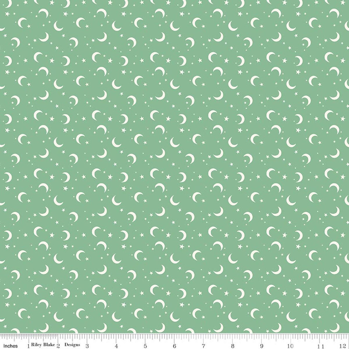 Frank and Friends Moon & Stars Green