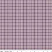 Plaid fabric pattern with purple and gray colors