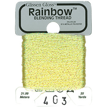 Glissen Gloss - Iridescent Pastel Yellow (403)