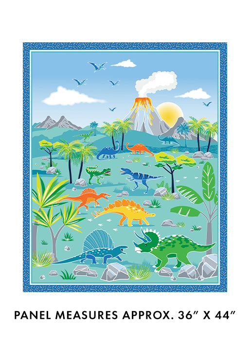 Glow O Saurus Panel Multi