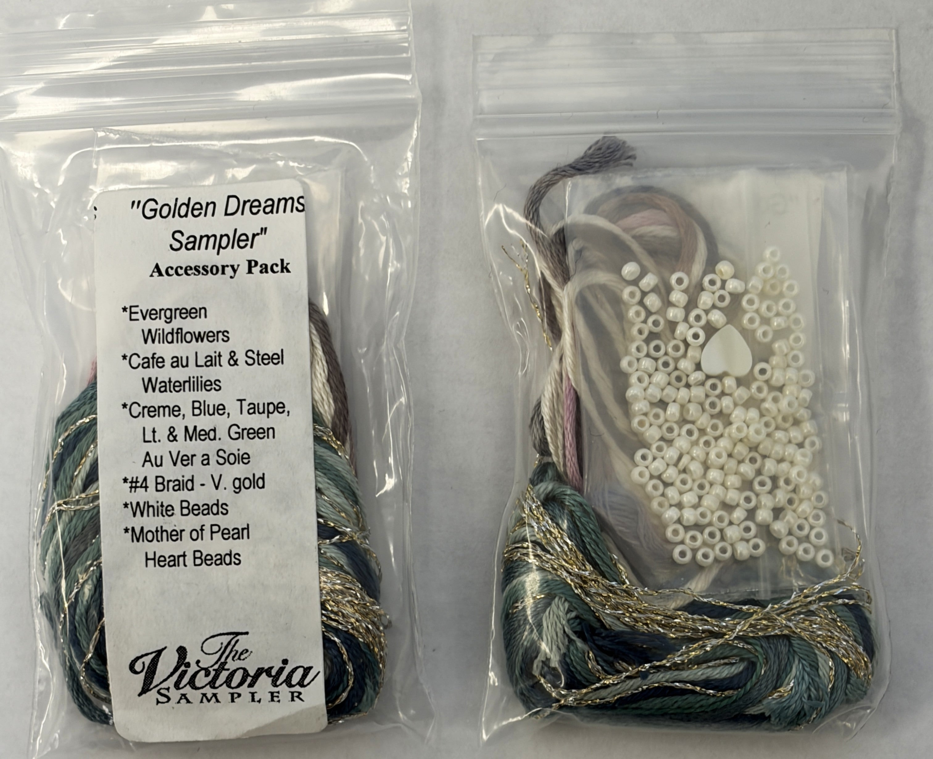The Victoria Sampler - Golden Dreams Sampler Accessory Pack