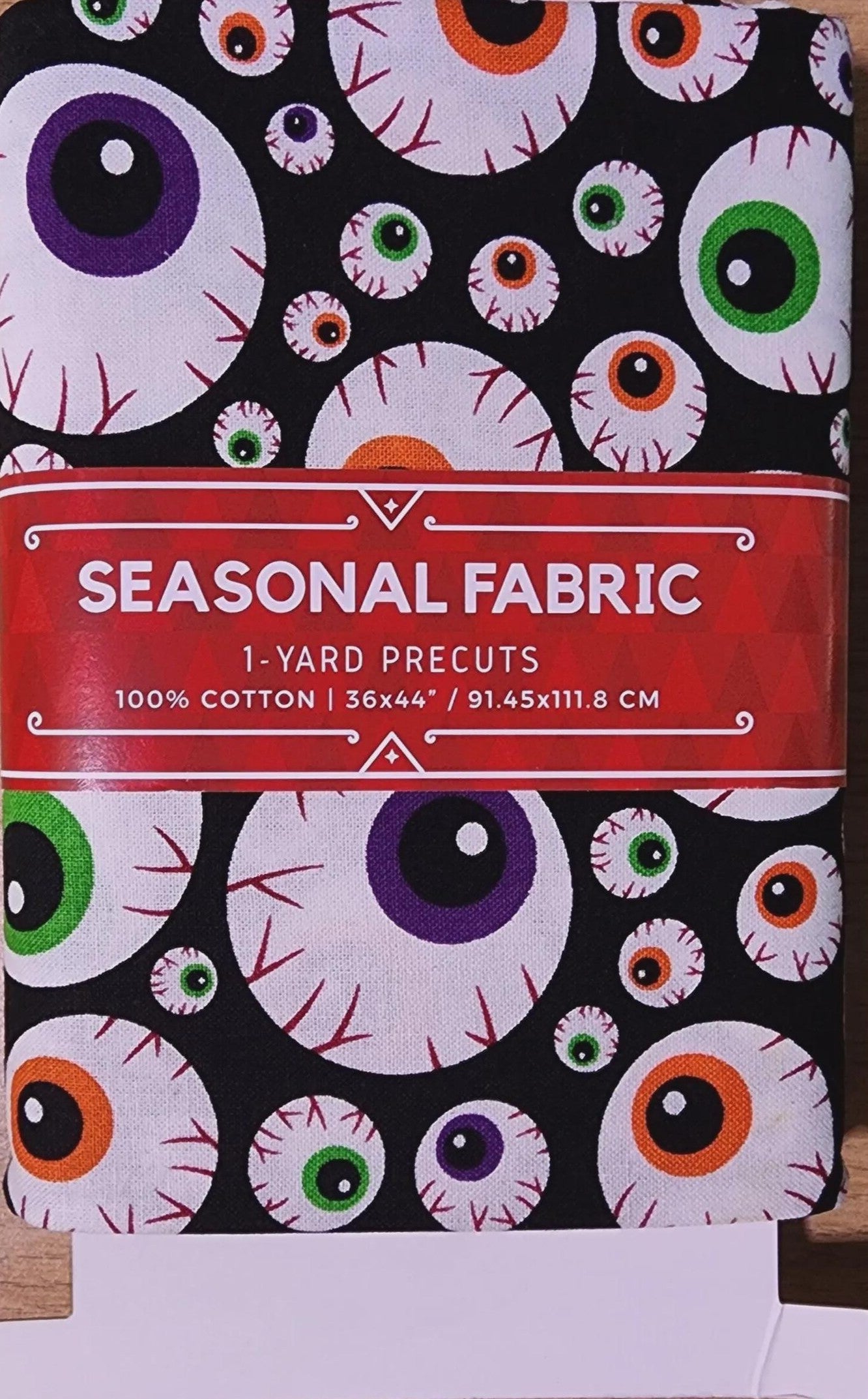 Halloween Eyeballs 1 Yard Precuts