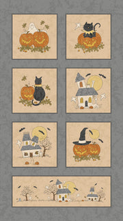 Halloween Haunts 24" Panel Multi