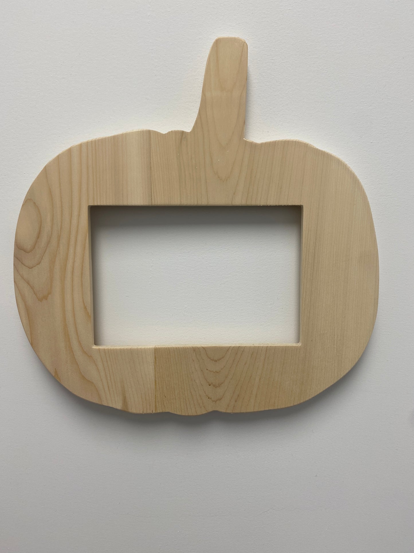 Handmade Wooden Large Pumpkin Shaped Frame