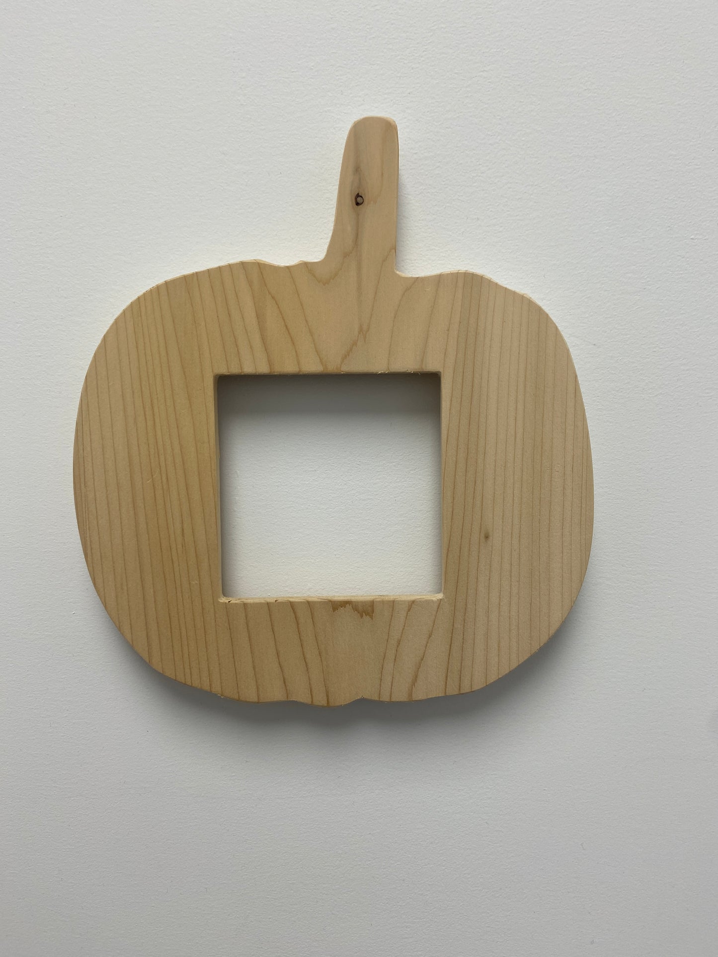 Handmade Wooden Small Pumpkin Shaped Frame