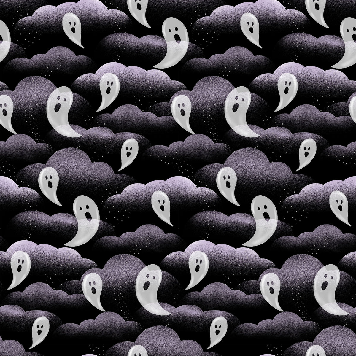 FQ Hauntingly Yours Ghosts Black