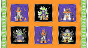 Here We Glow Orange Blocks Panel (Glow in the Dark)