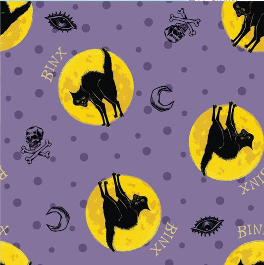 Halloween Fabric Hocus Pocus Binx