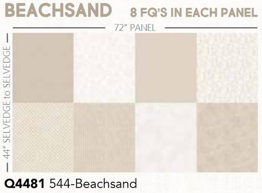 Fat Quarter Panel (44in x 72in) Beachsand