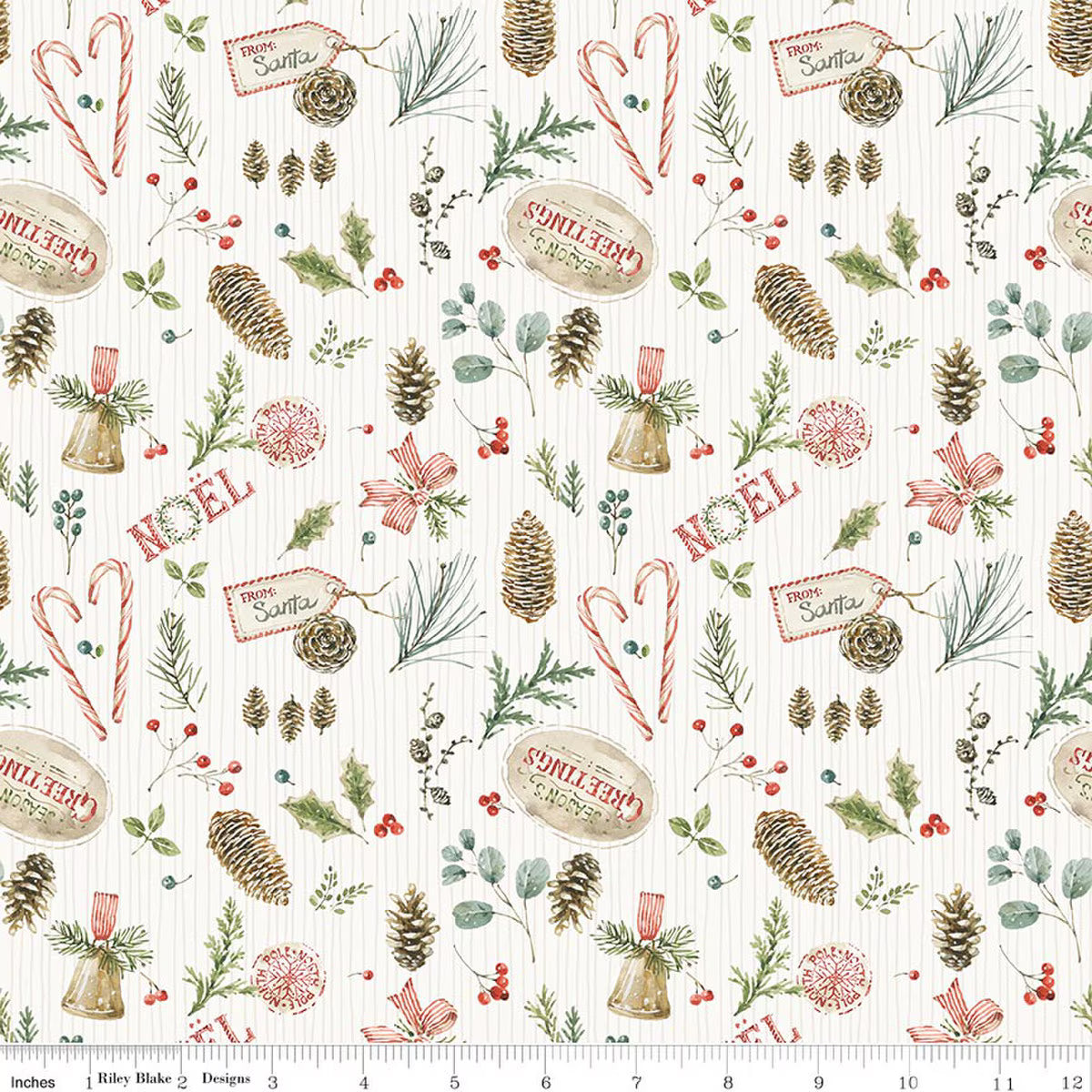 Holiday Spirit Christmas Toss Cream