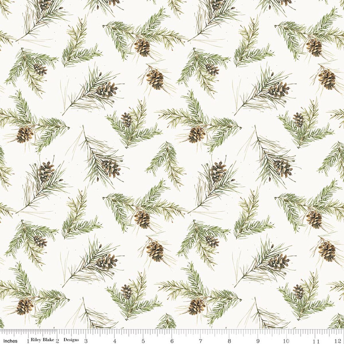 Holiday Spirit Pinecones Cream