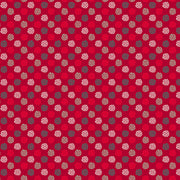 Holiday Stitches Berries Deep Red