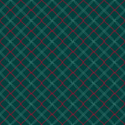 Holiday Stitches Plaid Deep Green
