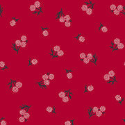 Holiday Stitches Stitched Berries Red