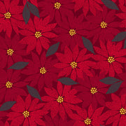 Holiday Stitches Stitched Poinsettia Red