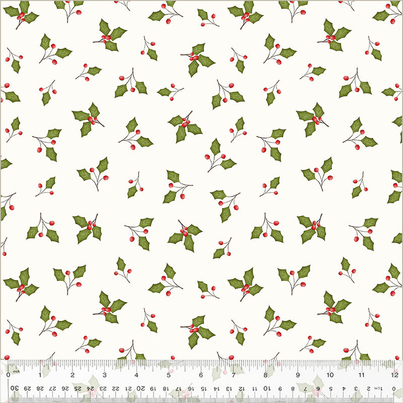 A Very Terry Christmas Holley Leaves Ivory - 54107-4