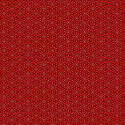 Holly Jolly Calico Crimson Geometric
