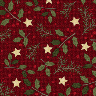 Holly Jolly Flannel Holly Red