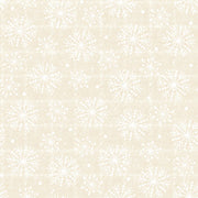 Holly Jolly Flannel Snowflakes Cream