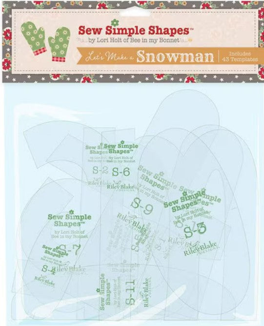 Home Town Let's Make a Snowman Simple Shapes
