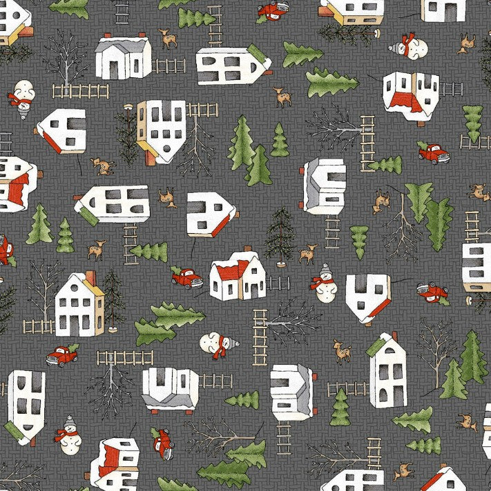 FQ Homemade Holidays Village Grey