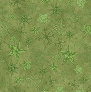 FQ Homemade Holidays Straw Stars Green