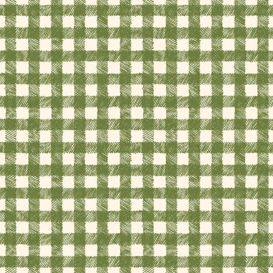 FQ Homemade Holidays Woven Check Green