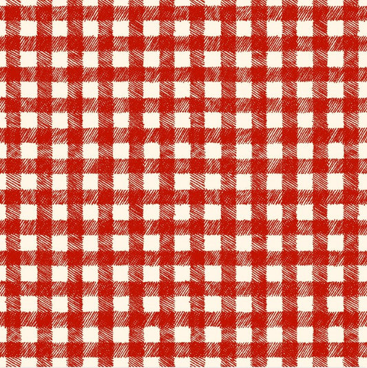 FQ Homemade Holidays Woven Check Red
