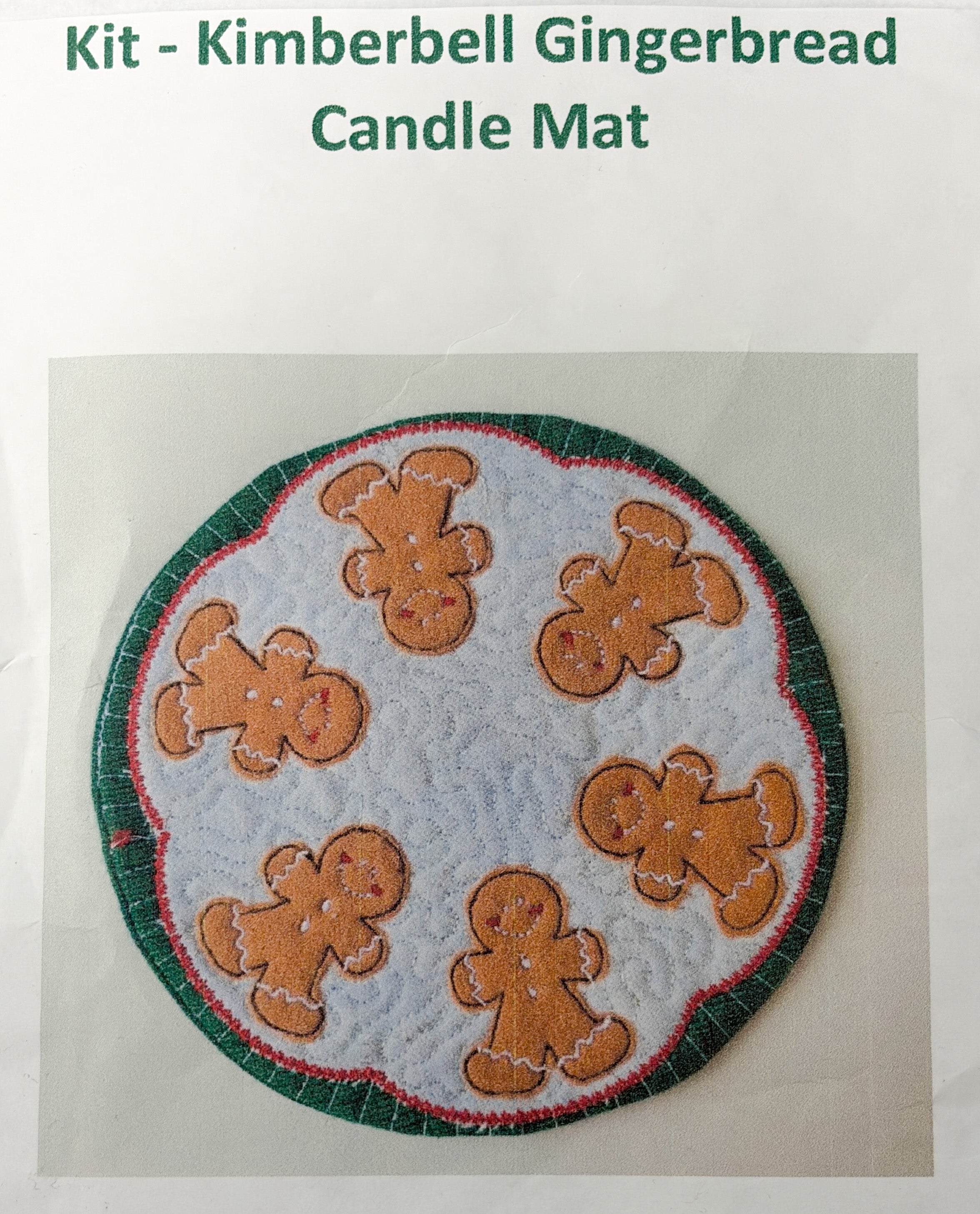 KB Gingerbread Candle Mat Kit